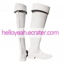 Cosplay Boots Inspired by Vocaloid Fate Rebirth Kaito White