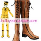 Cosplay Boots Inspired by Vocaloid Kagamine Len Yellow Lace-up
