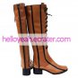 Cosplay Boots Inspired by Vocaloid Kagamine Len Yellow Lace-up