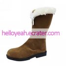Cosplay Boots Inspired by Vocaloid Meiko Brown