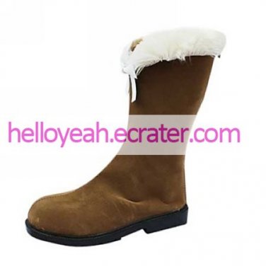 Cosplay Boots Inspired by Vocaloid Meiko Brown