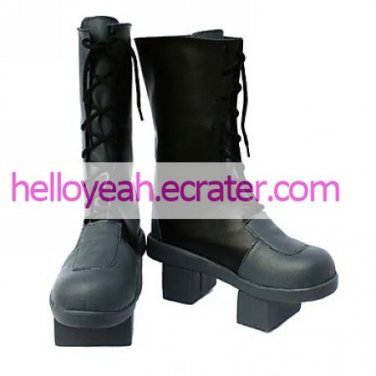 Cosplay Boots Inspired by Vocaloid Senbon Sakura Kaito Black