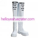 Cosplay Shoes Inspired by Vocaloid Hatsune Miku White PU Leather