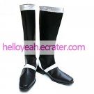Cosplay Shoes Inspired by Vocaloid Kaito Black PU Leather