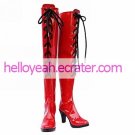 Cosplay Shoes Inspired by Vocaloid-Meiko Red