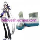 Silver Vocaloid Haku Platform PU Lolita Boots