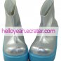 Silver Vocaloid Haku Platform PU Lolita Boots