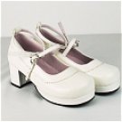 White cosplay Lolita Shoes (Debbie)