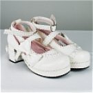 White cosplay Lolita Shoes (June)