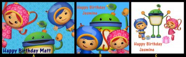Team Umizoomi edible image cake topper