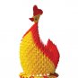 Amazing kit for assembling a modular origami hen