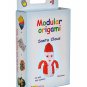 Amazing kit for assembling a modular origami Santa Claus
