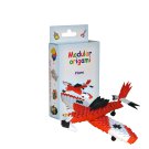 Amazing kit for assembling a modular origami Red Plane