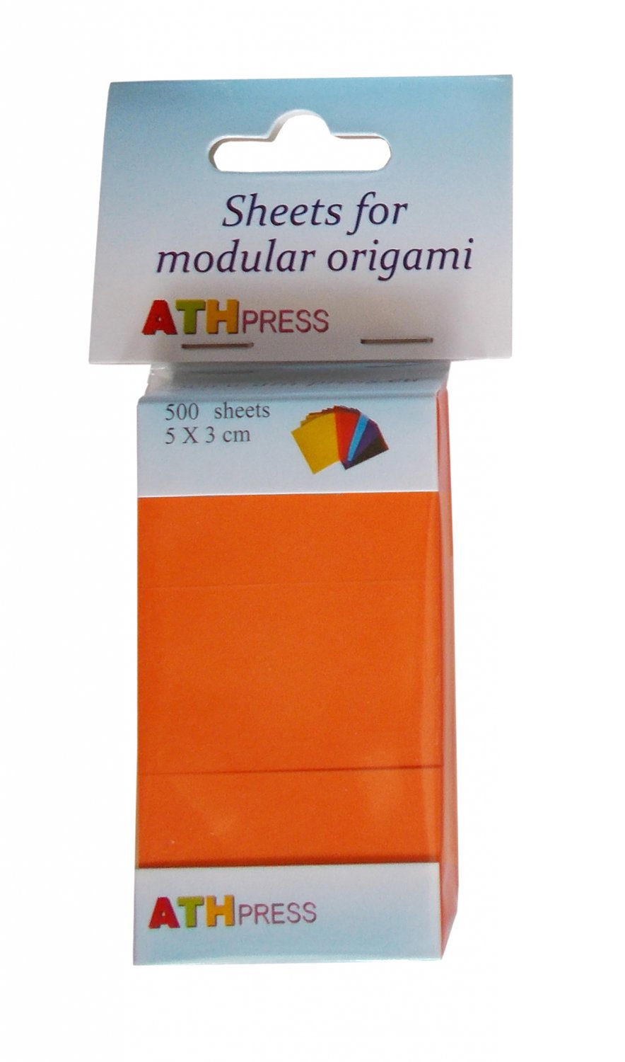 Modular origami sheets -  500 sheets orange color