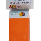 Modular origami sheets -  500 sheets orange color