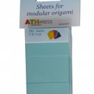 Modular origami sheets -  500 sheets medium blue color