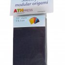 Modular origami sheets -  500 sheets black color