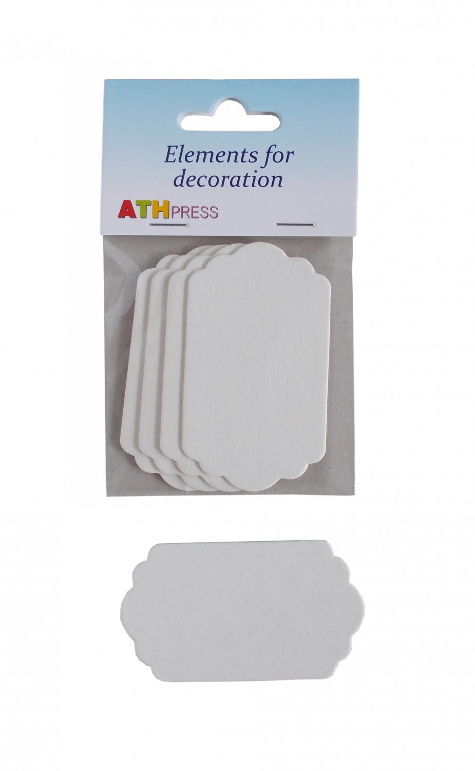 Ready-made elements for cards - Tags - 4 pcs./pack