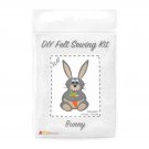 DIY Felt Sewing Kit - Grey Bunny