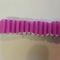 Pink Straw and cord Novelty Bracelet - Handmade