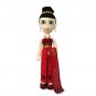 crocheted doll wear thai traditional costume (red color)