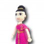 crocheted doll wear thai traditional costume (pink color)