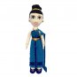 crocheted doll wear thai traditional costume (blue color)