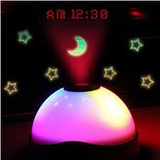Night Light projecting Clock Led Lamp