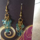 Blue Swarovski Crystal Clusters