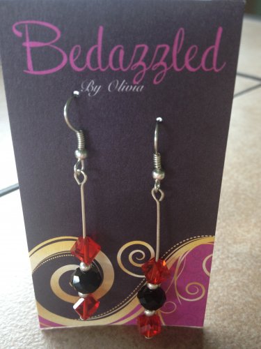 Red & Black Drop