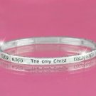 Scripture Bracelet - "The only Christ some people see is the Christ they see in you."