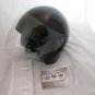 Fuel Open Face Vented Motorcycle Helmet w/ Sheild - DOT Approved - Black Medium