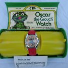 Sesame Street Muppet - Oscar The Grouch - Bradley 70's Vintage Watch - NIB NOS