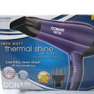 Conair 1875 Watt Thermal Shine Styler New - Hair Dryer - Less Frizz More Shine