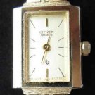 Womens Citizen Quartz Gold Plated Watch - Ladies 3220 SMB - Works New Battery