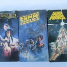 Star Wars Trilogy 3 VHS Set CBS/Fox Video 1990 Release's Original Films!