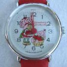 Rare Vintage 1980 Bradley Analog - Strawberry Shortcake Kid's Watch - NM