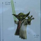 Star Wars  the Clone Wars Yoda Glow in the Dark Boys Bedroom Giant Wall Decal