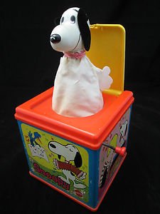 snoopy jack in the box toy