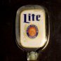 VINTAGE LITE A FINE PILSNER BEER MILLER HI LIFE BEER TAP HANDLE KNOB BREWERIANA