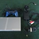 Sony PlayStation 2 Slim Satin Silver Console (NTSC - SCPH-77001SS)