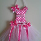 Pink and Polka Dot Bow holder