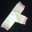 Pink and White sailor legwarmers