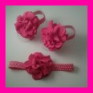 Barefoot Sandals w/matching headband