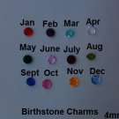 4mm Birthstone Crystals (You pick month)