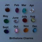 6mm  Birthstone Crystals (You pick month)