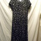 CHRISTOPHER & BANKS B&W POLKA-DOT DRESS