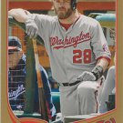 Jayson Werth Topps Baseball 2013 #328 1011/2013 Washington Nationals Gold Card