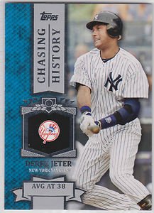 Derek Jeter Topps Baseball 2013 #CH-37 Chasing History New York Yankees