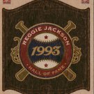 Reggie Jackson Panini Cooperstown 2012 #15 Induction Card